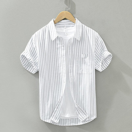 Green Striped Summer Shirt
