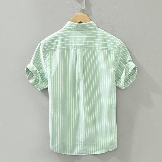 Green Striped Summer Shirt