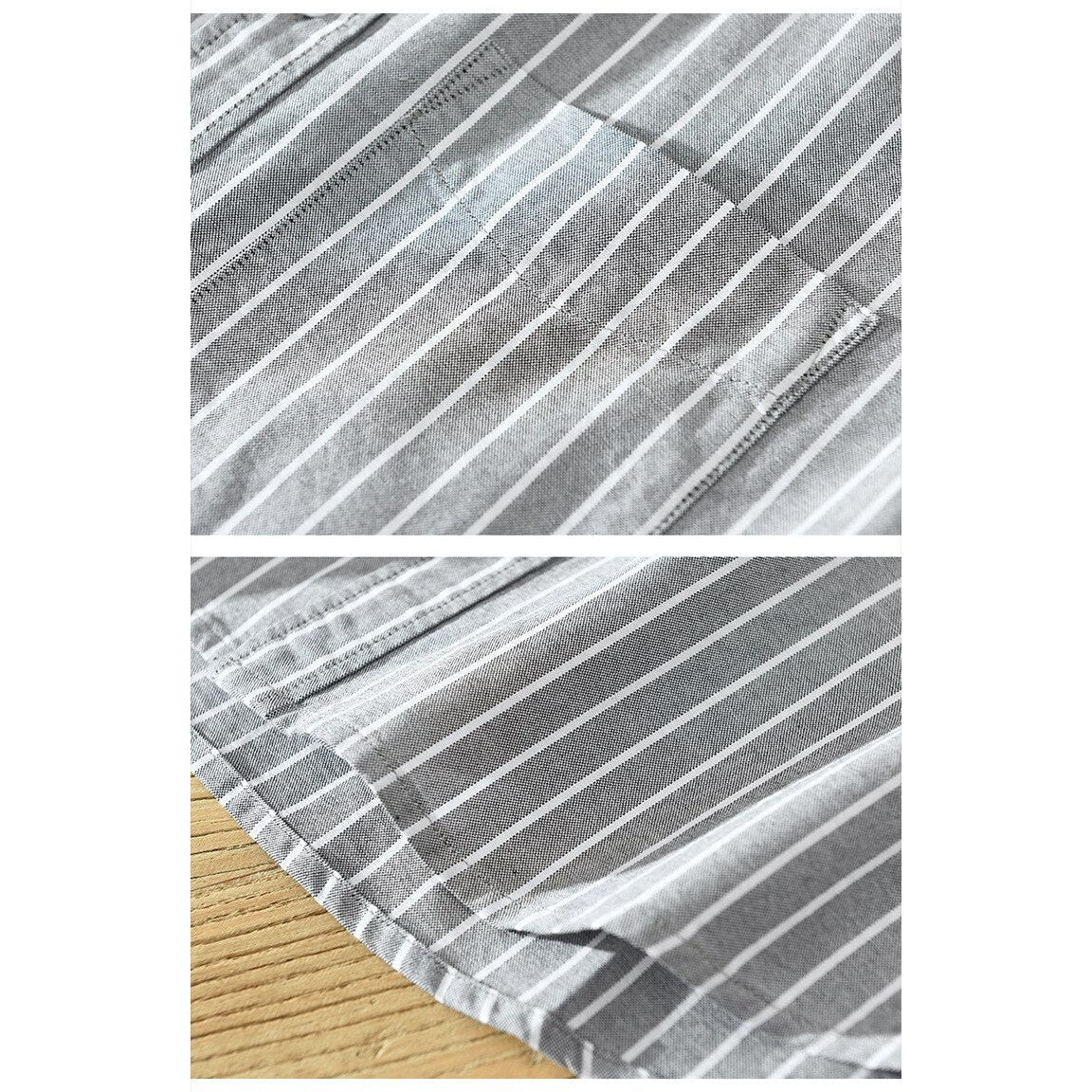 Green Striped Summer Shirt