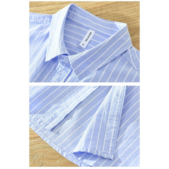 Green Striped Summer Shirt