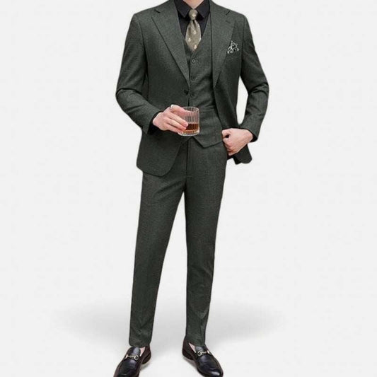 Groom wedding 3 piece suit