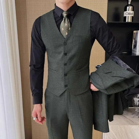 Groom wedding 3 piece suit
