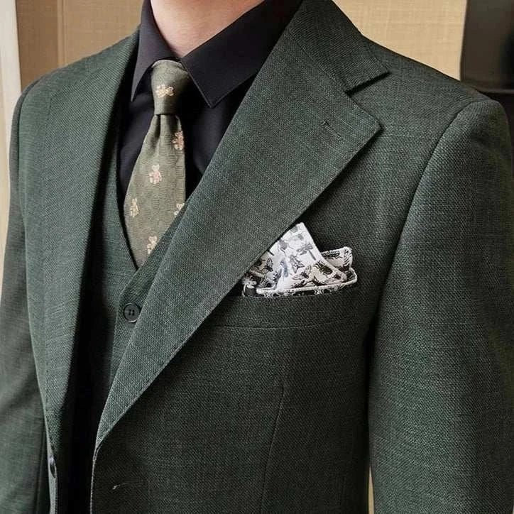 Groom wedding 3 piece suit