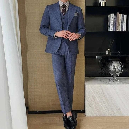 Groom wedding 3 piece suit