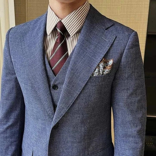 Groom wedding 3 piece suit
