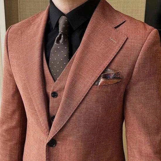 Groom wedding 3 piece suit