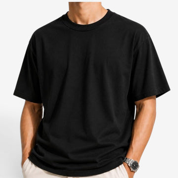 Heavyweight 100% cotton casual regular fit t-shirt