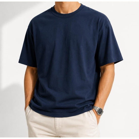 Heavyweight 100% cotton casual regular fit t-shirt