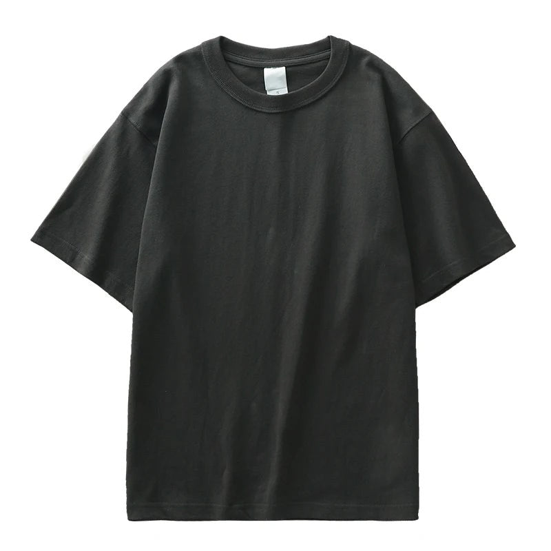 Heavyweight 100% cotton casual regular fit t-shirt