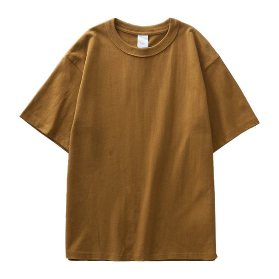 Heavyweight 100% cotton casual regular fit t-shirt