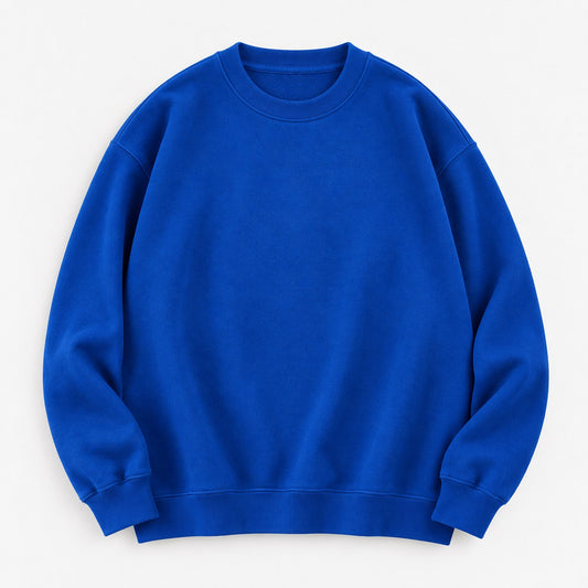 Heavyweight cotton crew neck sweatshirt
