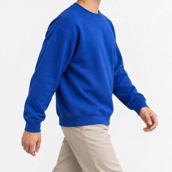 Heavyweight cotton crew neck sweatshirt