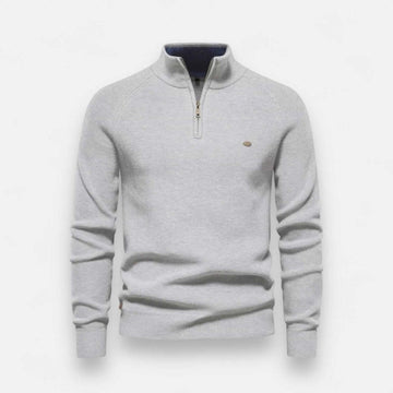 High-collar autumn/winter sweater
