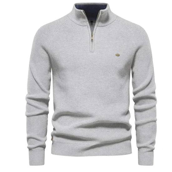 High-collar autumn/winter sweater