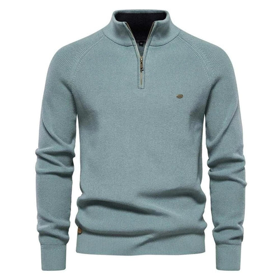 High-collar autumn/winter sweater