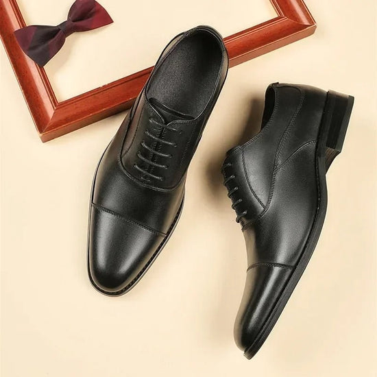 High-quality cowhide oxford wedding shoes