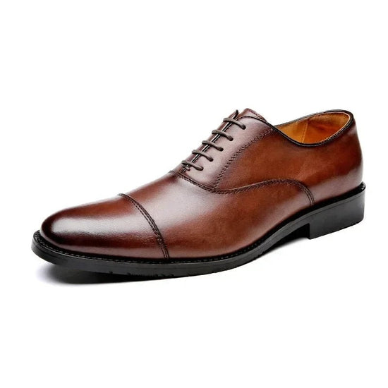 High-quality cowhide oxford wedding shoes