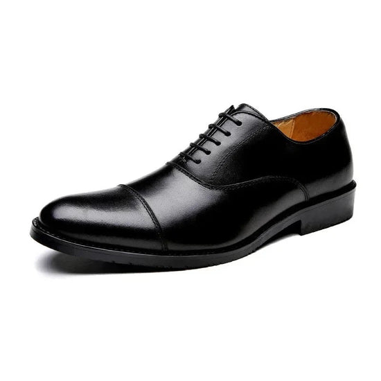 High-quality cowhide oxford wedding shoes