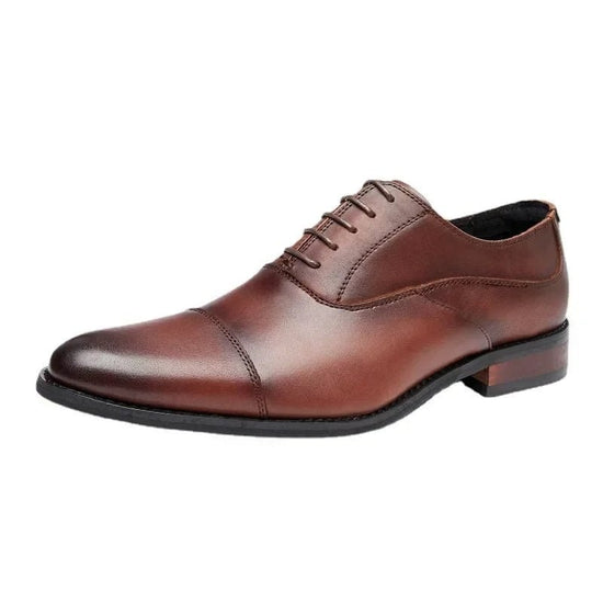 High-quality cowhide oxford wedding shoes