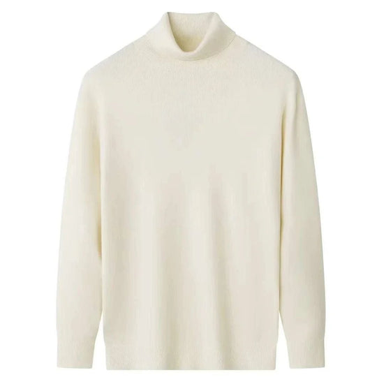 High-turtleneck classic sweater
