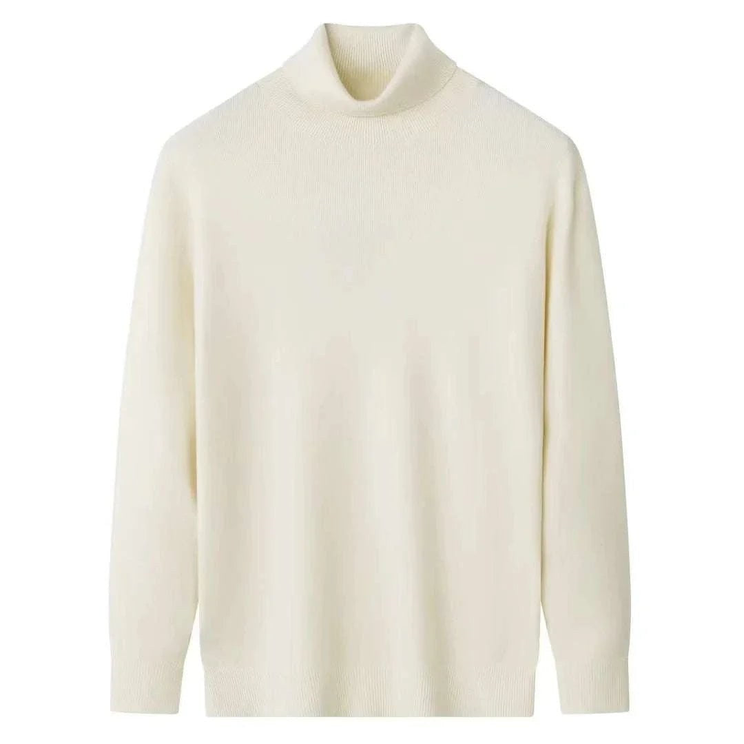 High-turtleneck classic sweater