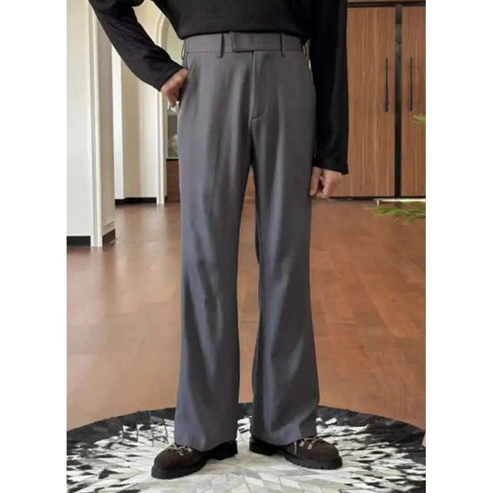 High waist straight style pants