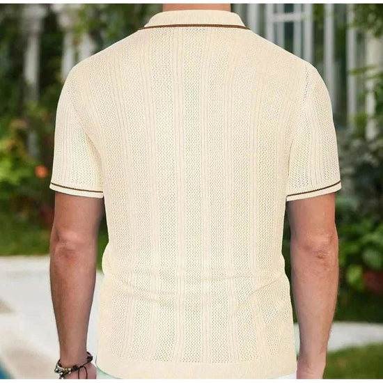 Ice silk summer short sleeve shirt