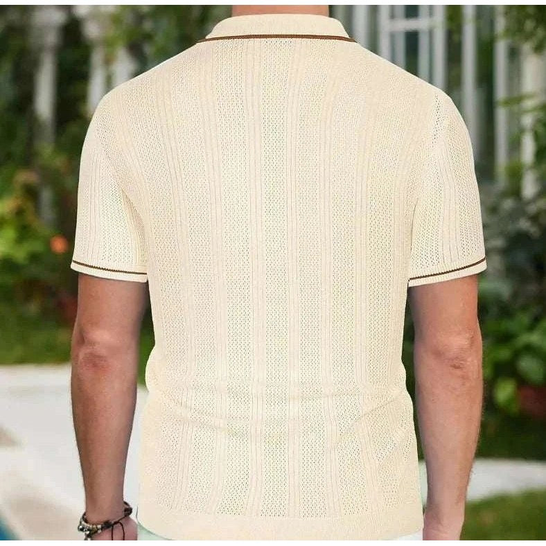 Ice silk summer short sleeve shirt