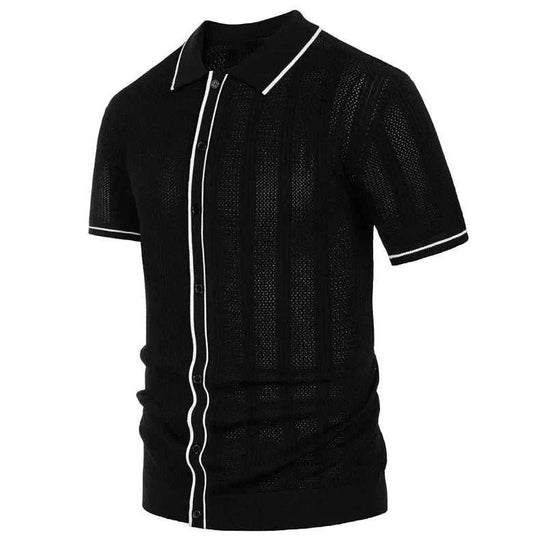 Ice silk summer short sleeve shirt