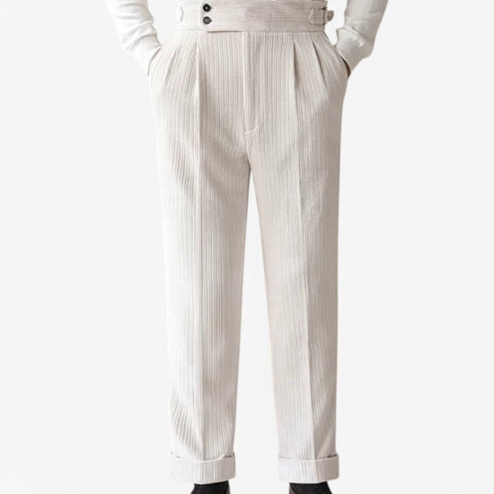Italian business corduroy trousers
