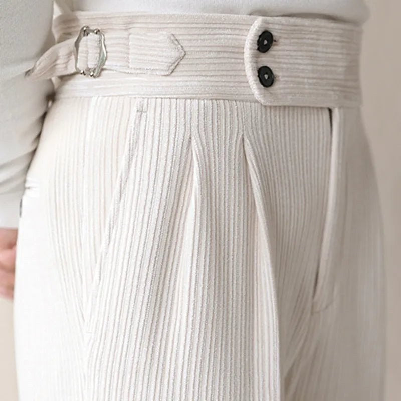 Italian business corduroy trousers