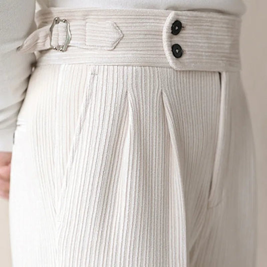 Italian business corduroy trousers