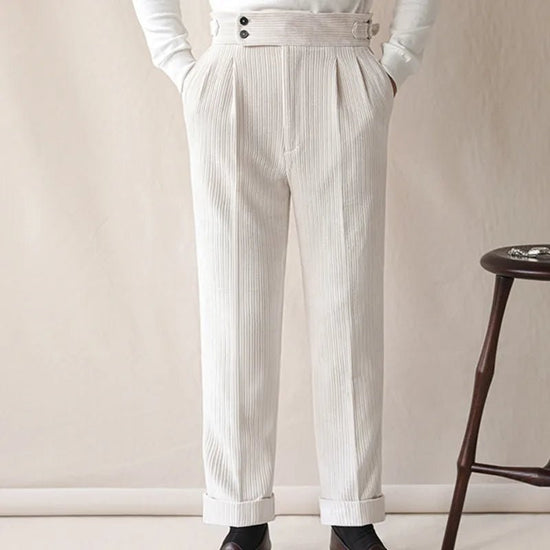 Italian business corduroy trousers