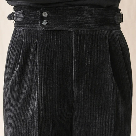 Italian business corduroy trousers