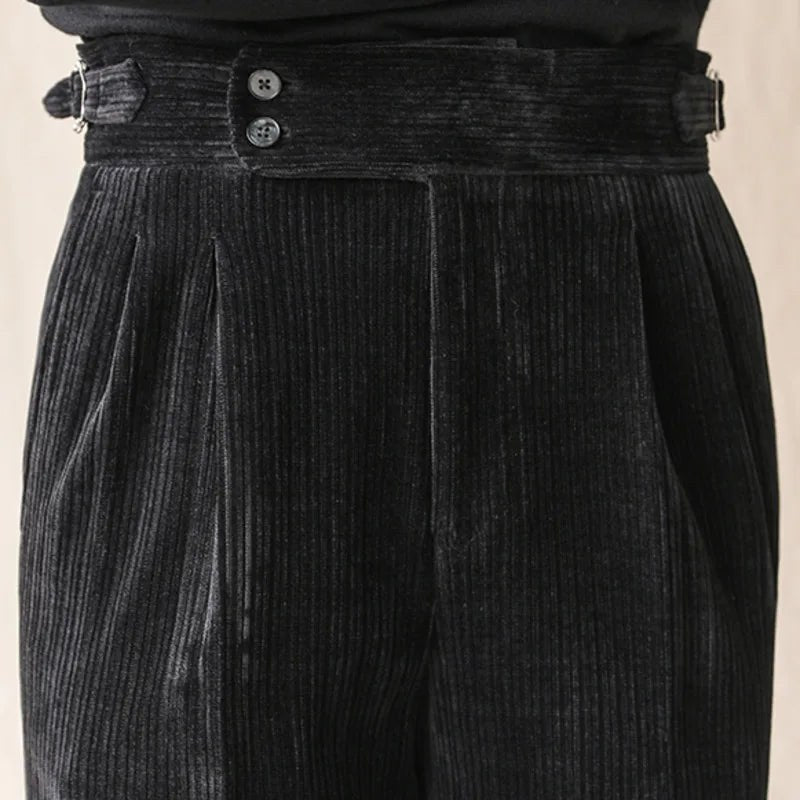 Italian business corduroy trousers