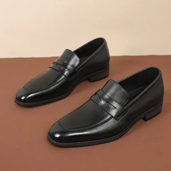 Italian luxury slip on elegant shoes