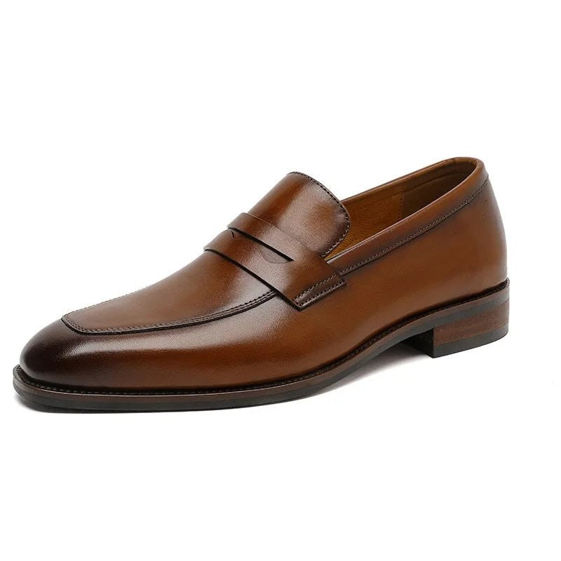 Italian luxury slip on elegant shoes
