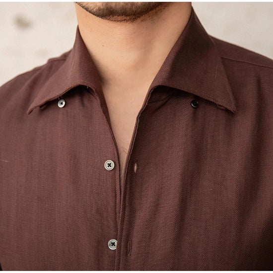 Italian old money fit summer shirt