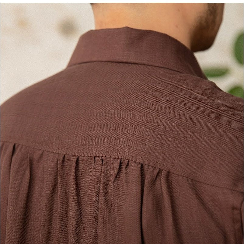 Italian old money fit summer shirt