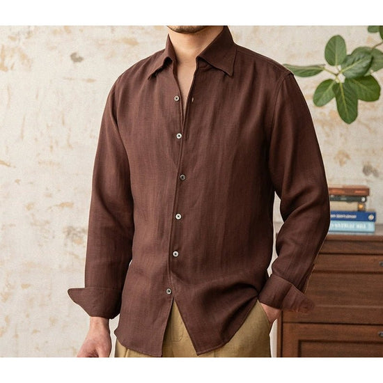 Italian old money fit summer shirt