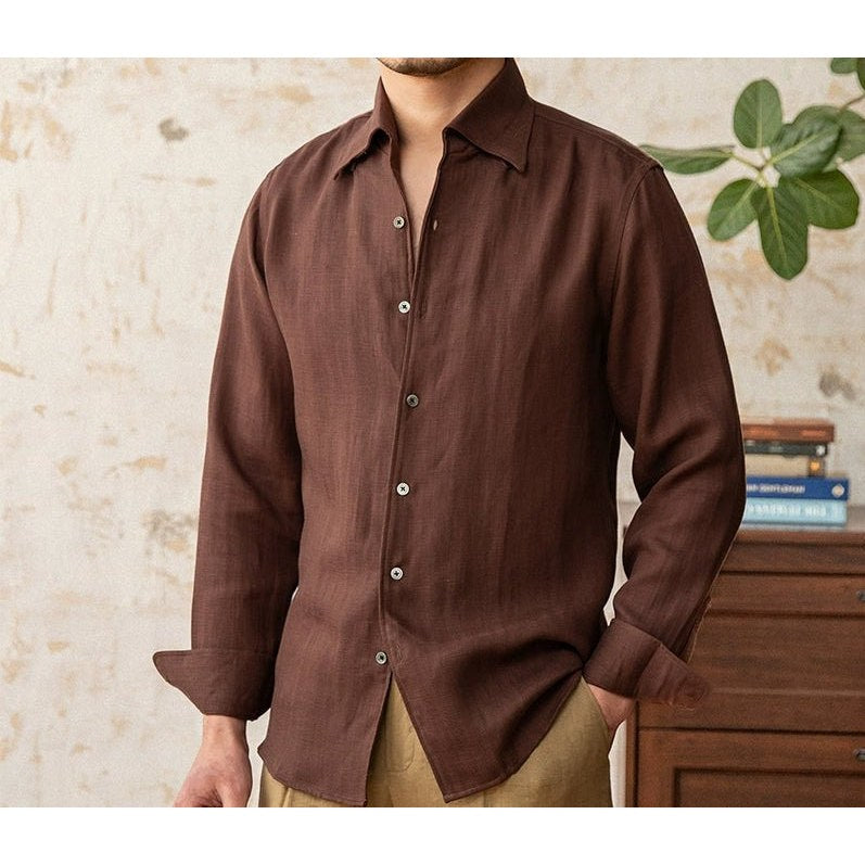 Italian old money fit summer shirt