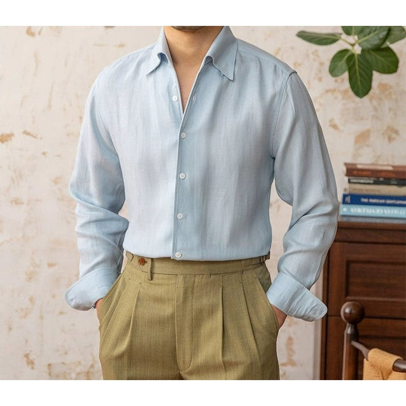 Italian old money fit summer shirt