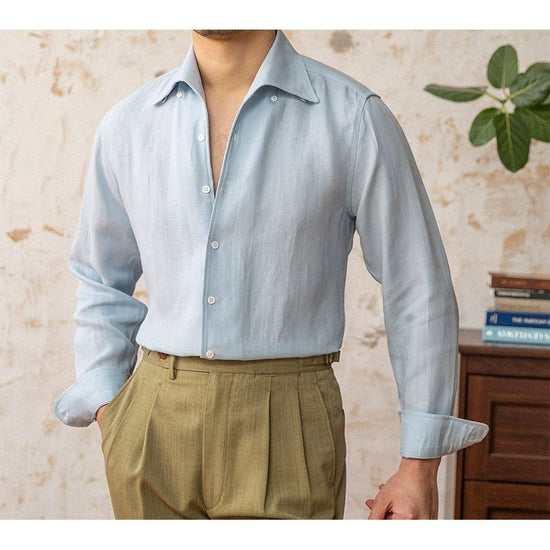 Italian old money fit summer shirt