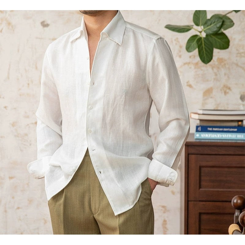 Italian old money fit summer shirt