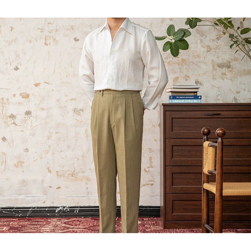 Italian old money fit summer shirt