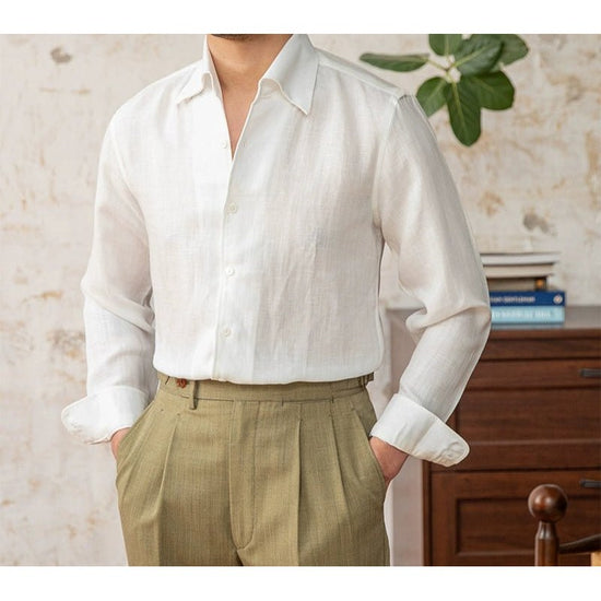 Italian old money fit summer shirt
