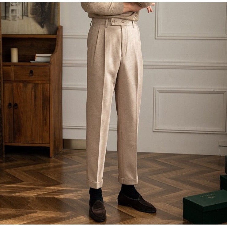Italy High Waist Trousers