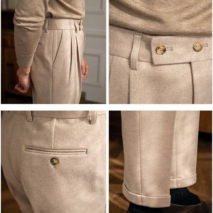 Italy High Waist Trousers