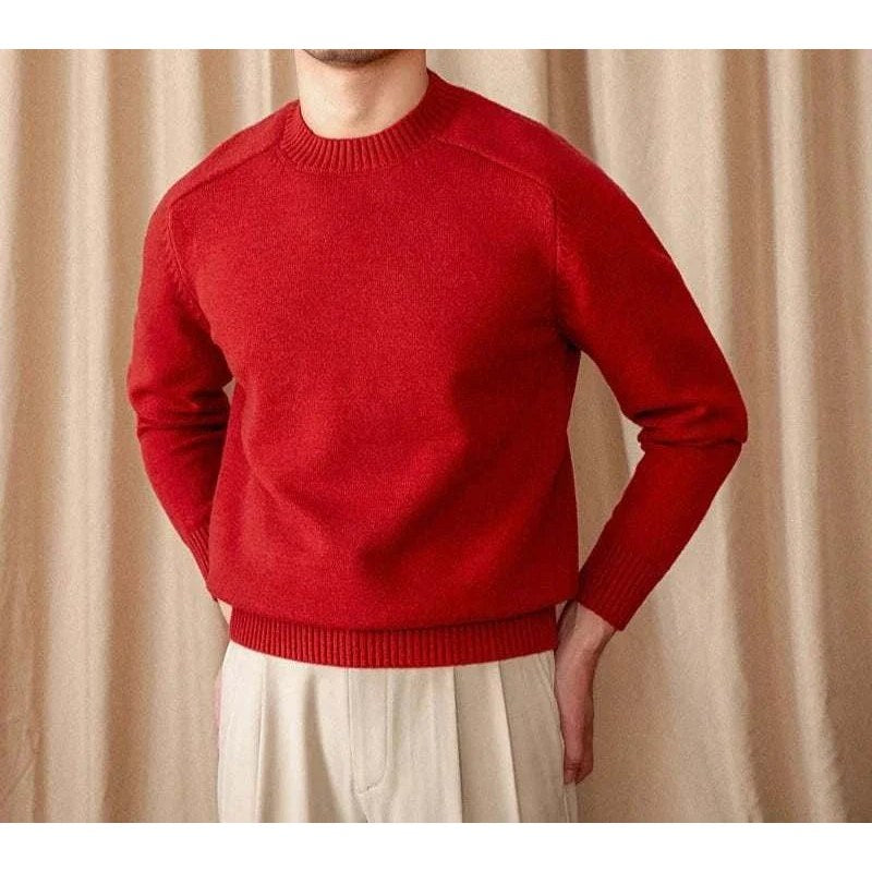 Japanese casual winter sweater