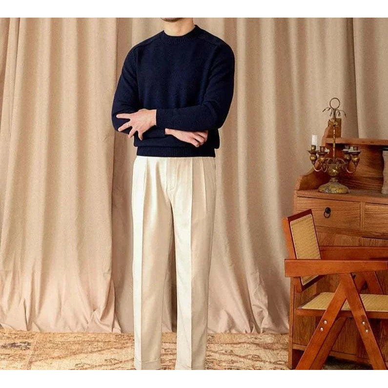 Japanese casual winter sweater